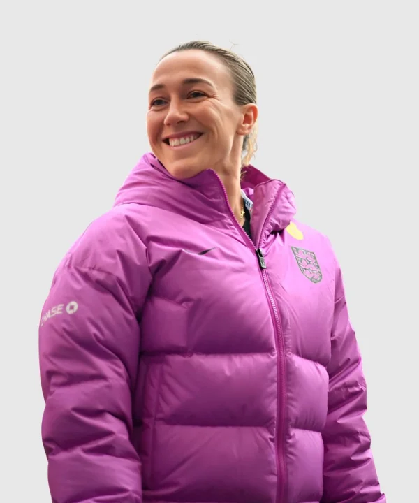 2025 England Women’s National Football Lionesses Nike Puffer Jacket Purple