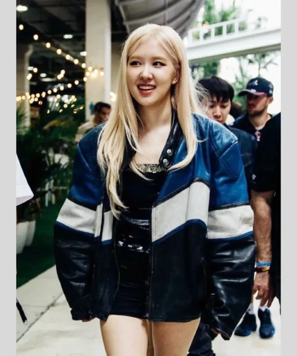 2025 Mimai GP ROSÉ Leather Racer Jacket