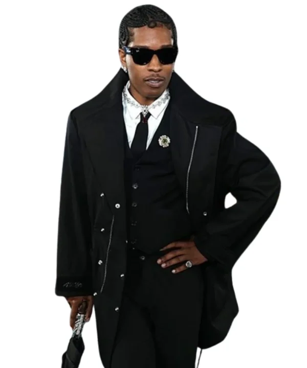 2025MetGalaASAPRockyBlackCoat