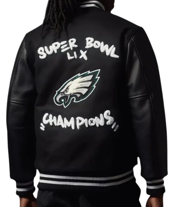 GigiHadidBirthdayBradleyCooperPhiladelphiaEaglesBlackJacket