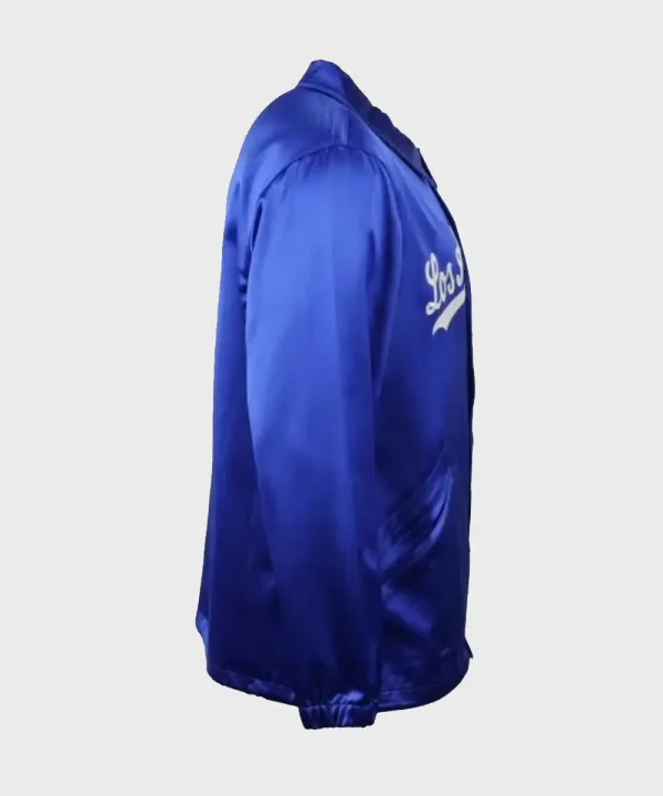 Los Angeles Dodgers 1962 Blue Satin Windbreaker Jacket