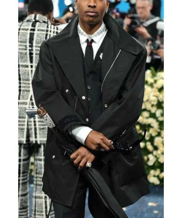 MetGala2025ASAPRockyBlackCoat