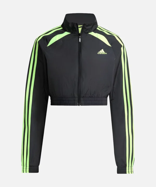 Adidas Teamgeist Adicolor Cropped Track Jacket Black