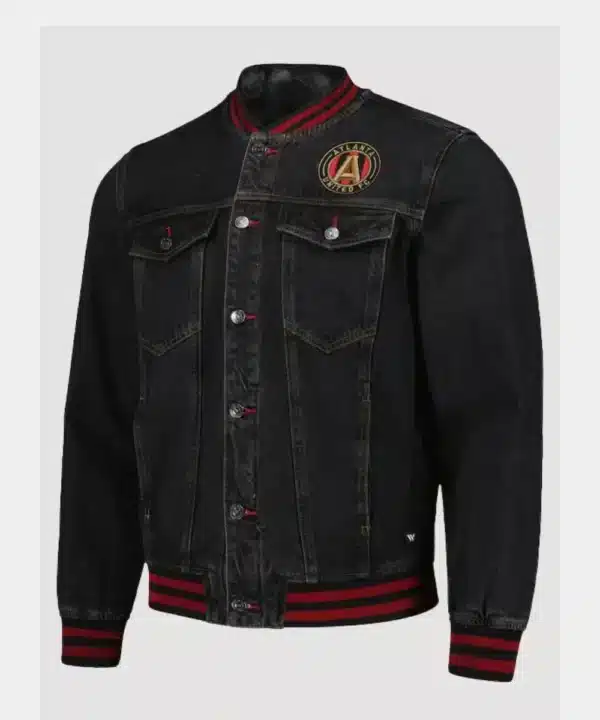 Atlanta United FC The Wild Collective Denim Jacket Black