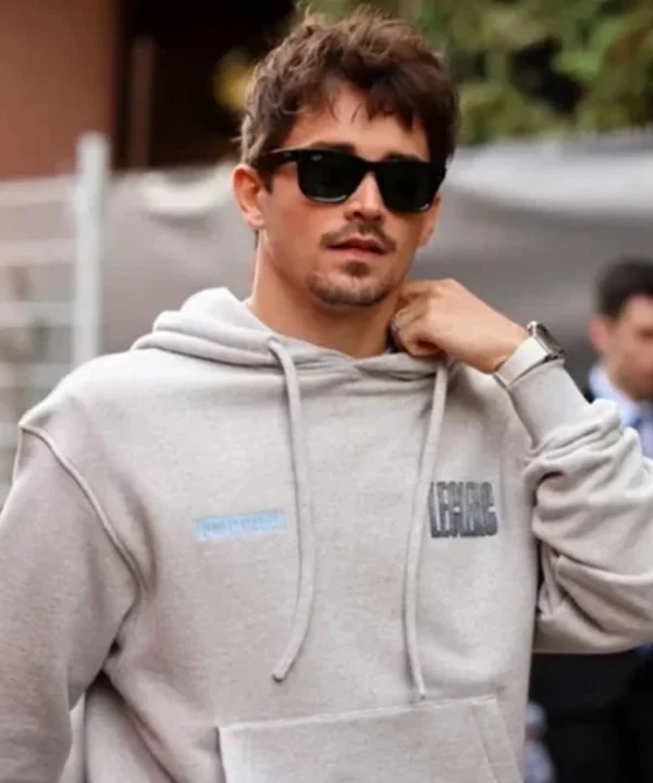 F1 Grand Prix Of Monaco Charles Leclerc Hoodie Grey