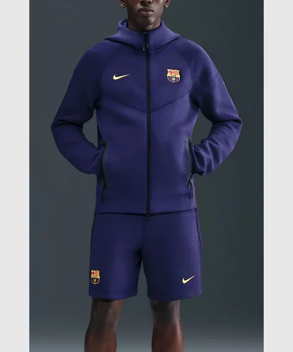 FC Barcelona Tech Windrunner Nike Soccer Hoodie
