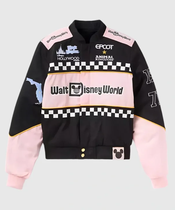 Her Universe Walt Disney World Racing Black And Pink Jacket