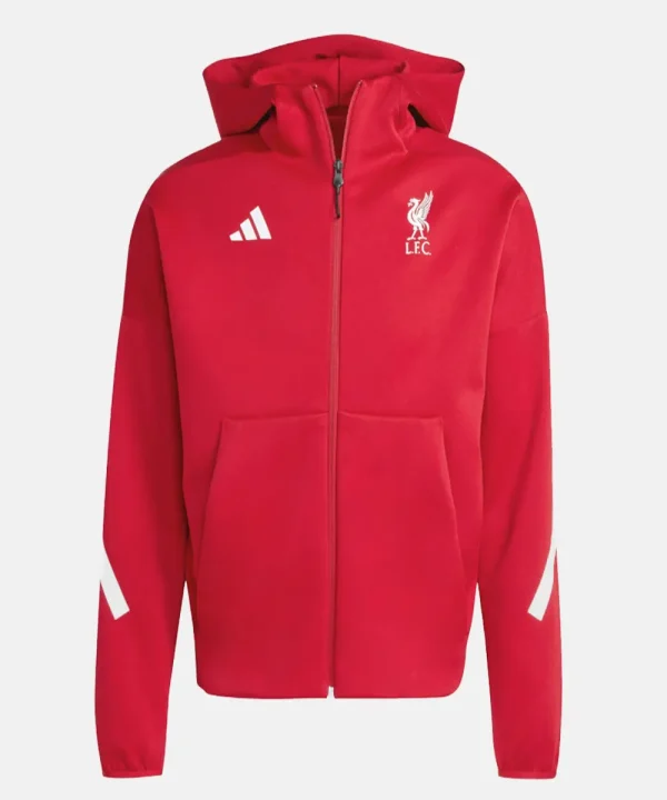 Liverpool FC Adidas Z.N.E. Anthem Hooded Jacket
