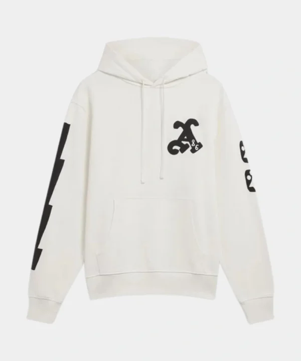 Men's Arsenal N7 Pre-Historic White Hoodie For Sale