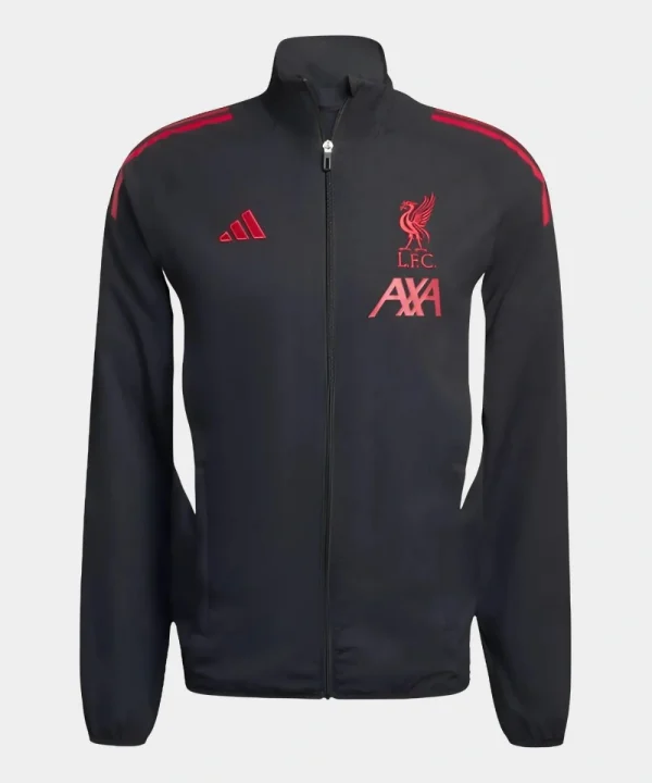 Mens LFC Adidas 2025/26 Domestic Training Black Jacket