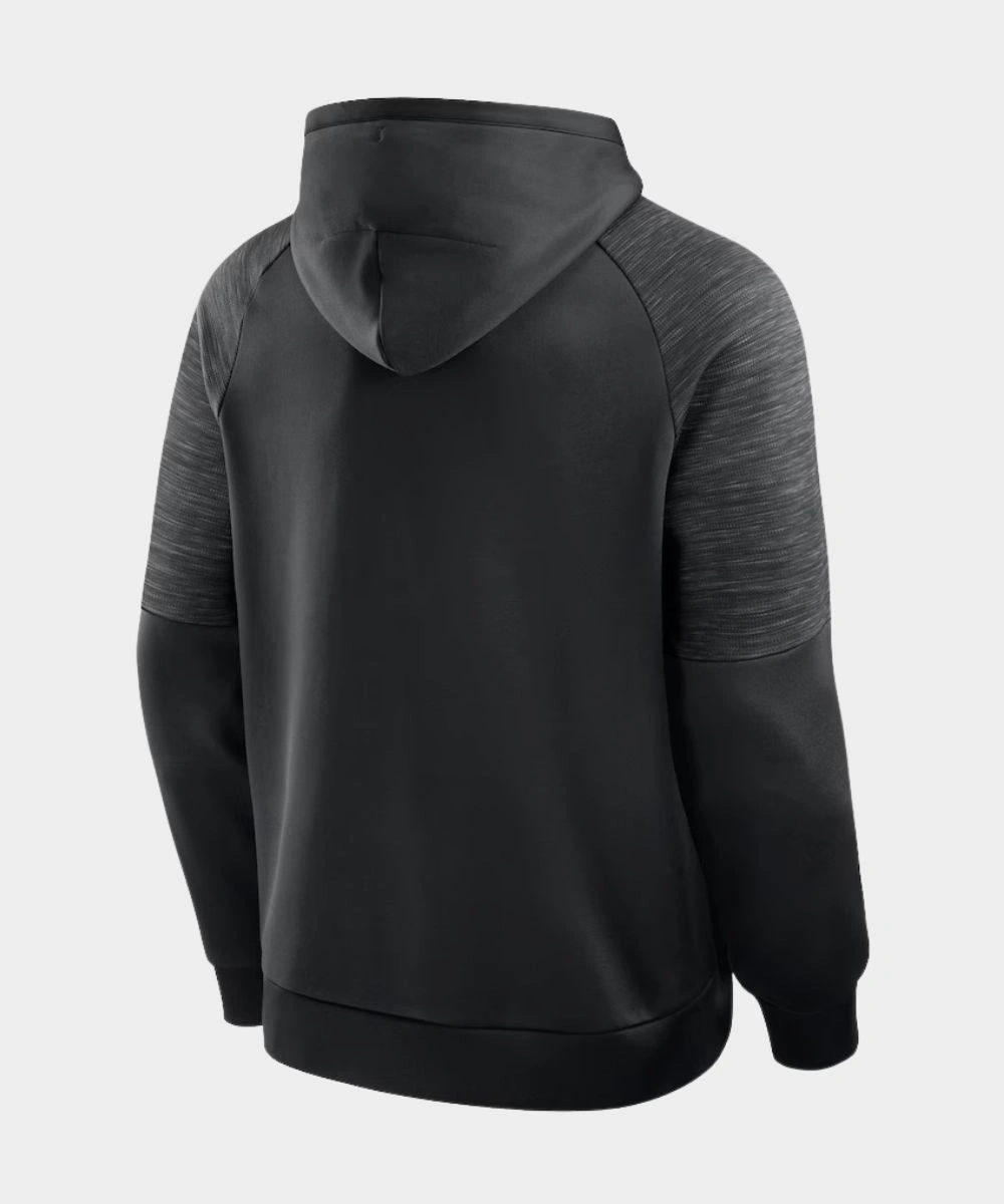 Mens San Francisco 49ers Chip Shot Pullover Hoodie Black