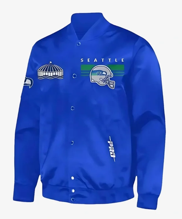 Morgan Wallen Seattle Seahawks Satin Bomber Jacket