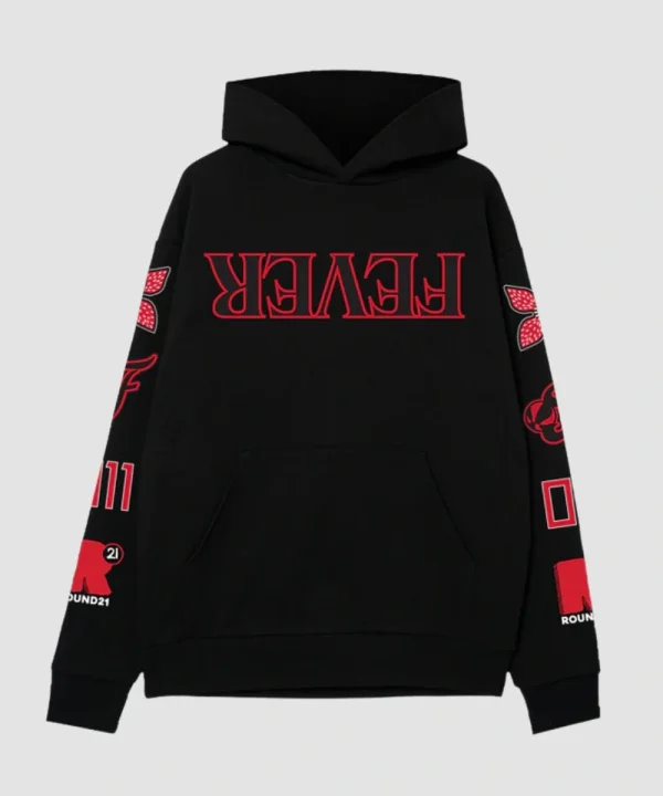 Round21 x Indiana Fever Stranger Things Parallel Hoodie Black