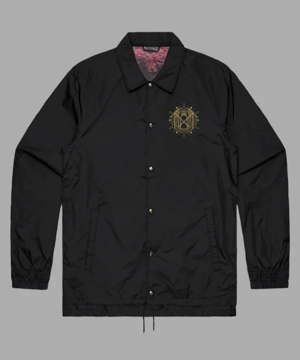 Sleep Token Custom Even In Arcadia Coach Jacket Black