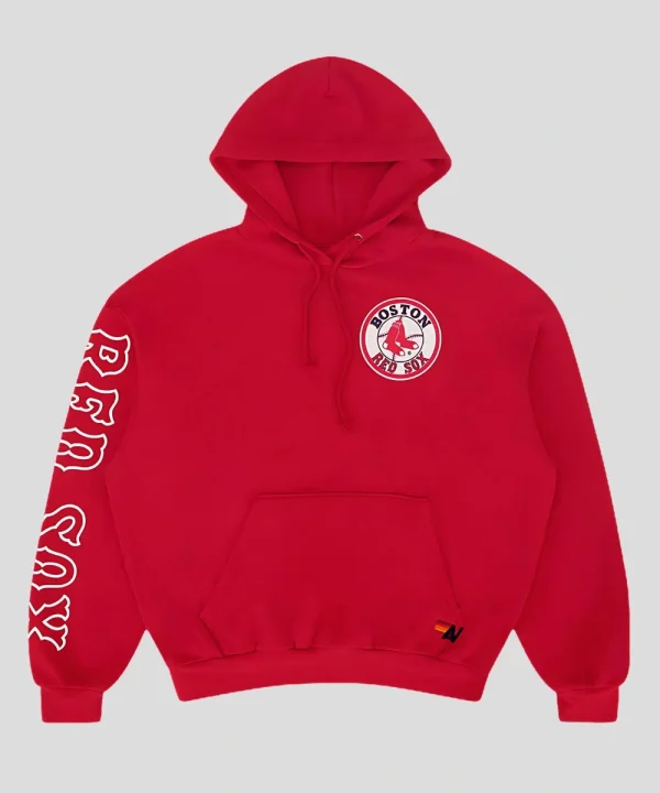 Unisex MLB Aviator Nation x Boston Red Sox Tri-Blend Red Pullover Hoodie