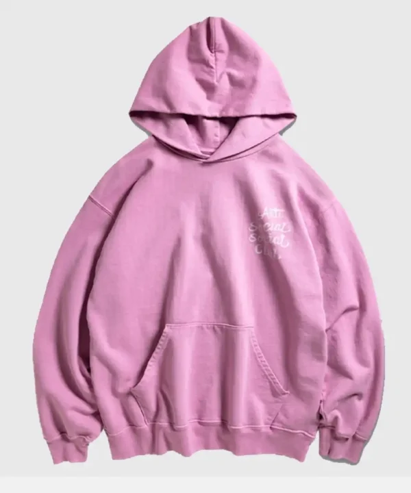 Anti Social Social Club Airbrushed Pink Hoodie