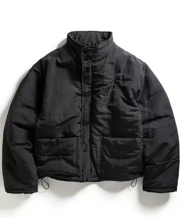 Anti Social Social Club Standard Issues Puffer Jacket Black