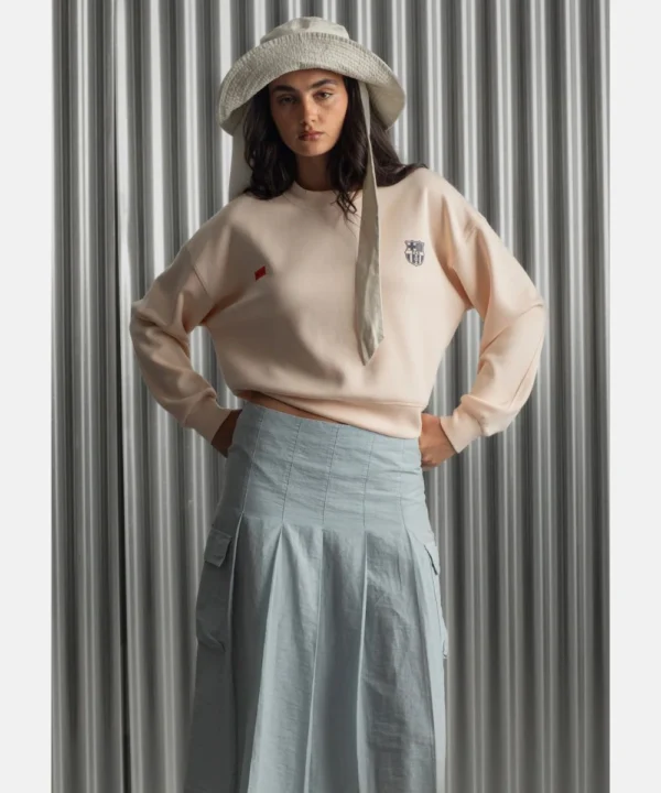 Barca Essentials Peach Crewneck Sweatshirt