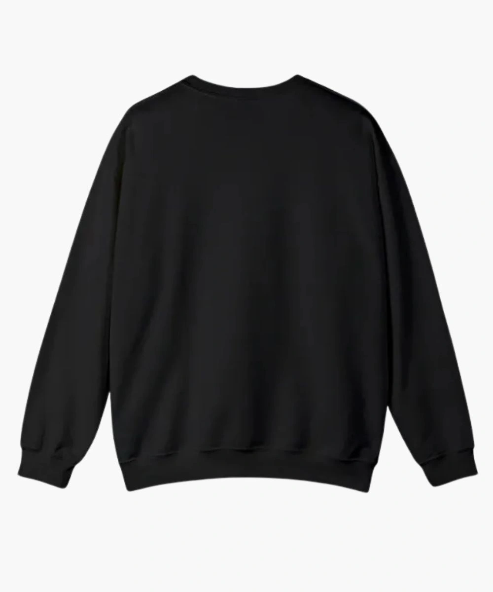 Bruh I Mean Boo Ghost Pumpkin Black Sweatshirt