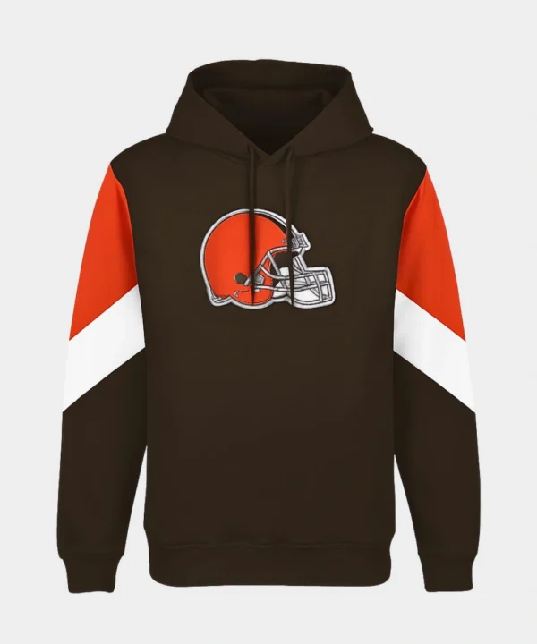 Cleveland Browns Starter Brown Scrimmage Hoodie