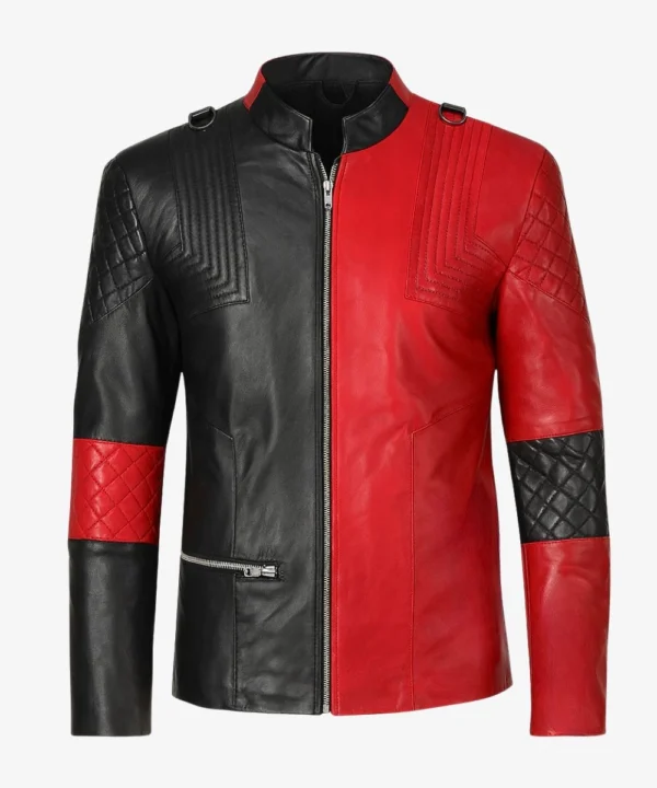 Live Fast Die Clown Halloween Leather Jacket