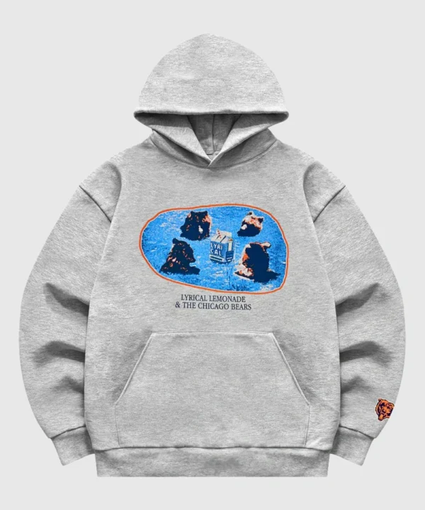 Lyrical Lemonade x Chicago Bears Gray Pond Hoodie