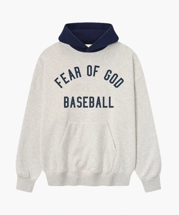 MLB Merchandise Fear Of God Essentials Sport Fit Pullover Hoodie Grey