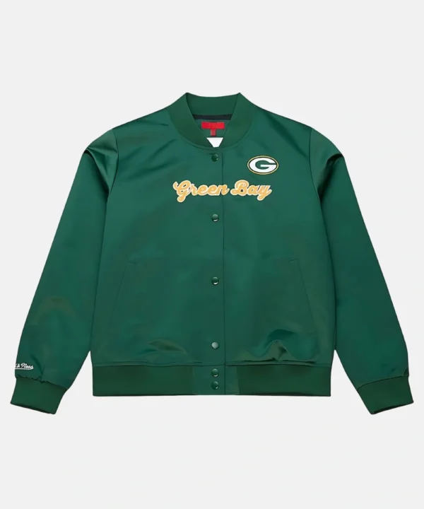 Mitchell & Ness Green Bay Packers Vintage Satin Jacket