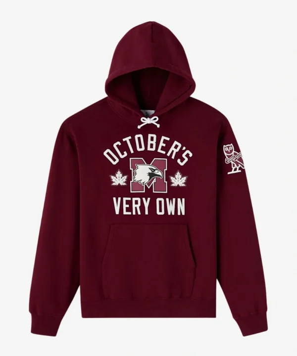 October's Very Own McMaster University Hoodie Burgundy