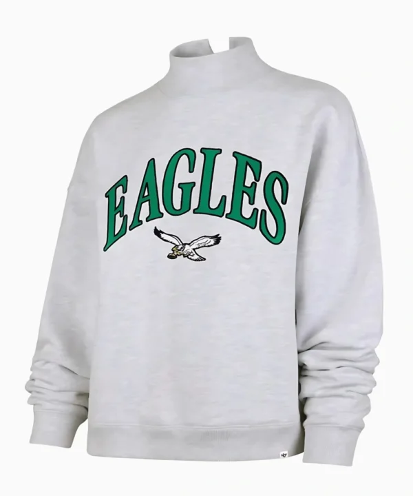 Philadelphia Eagles Vantage Mock Neck Sweatshirt