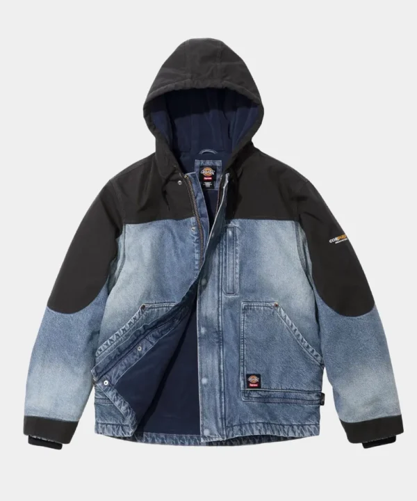 Supreme Dickies Cordura Hooded Work Jacket Blue
