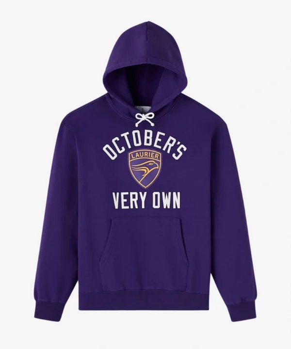Unisex October's Very Own x Wilfrid Laurier University Hoodie Purple