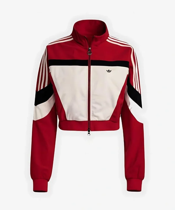Womens Adidas Blocking Cropped Track Jacket