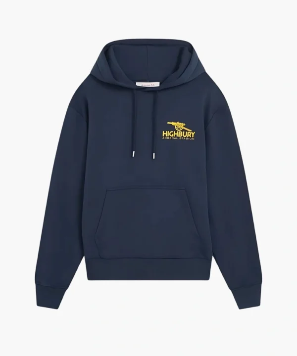 2025 Arsenal Classics Navy Blue East Stand Pullover Hoodie