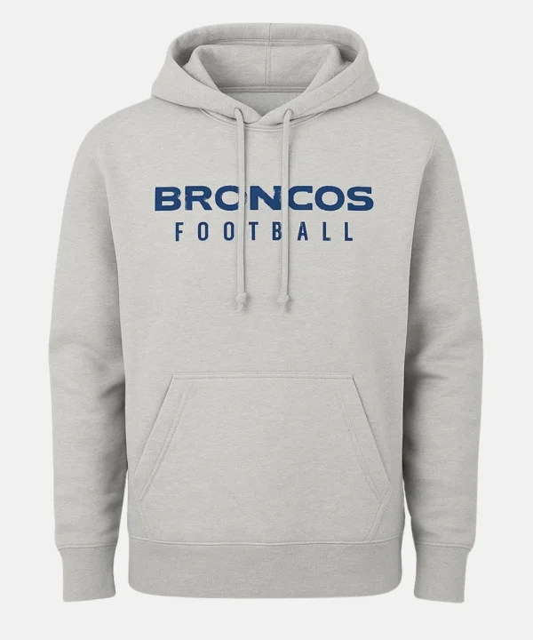 American Football Coach Sean Payton Nike Denver Broncos 2025 Pullover Fleece Hoodie Grey
