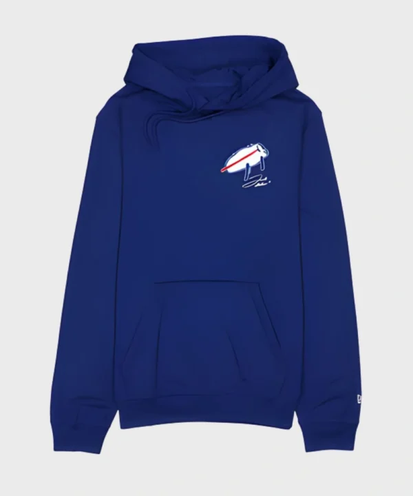 Buffalo Bills New Era Billustration Josh Allen Hoodie