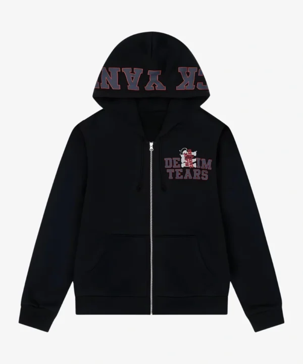 Denim Tears Black Yankees Zip Hoodie