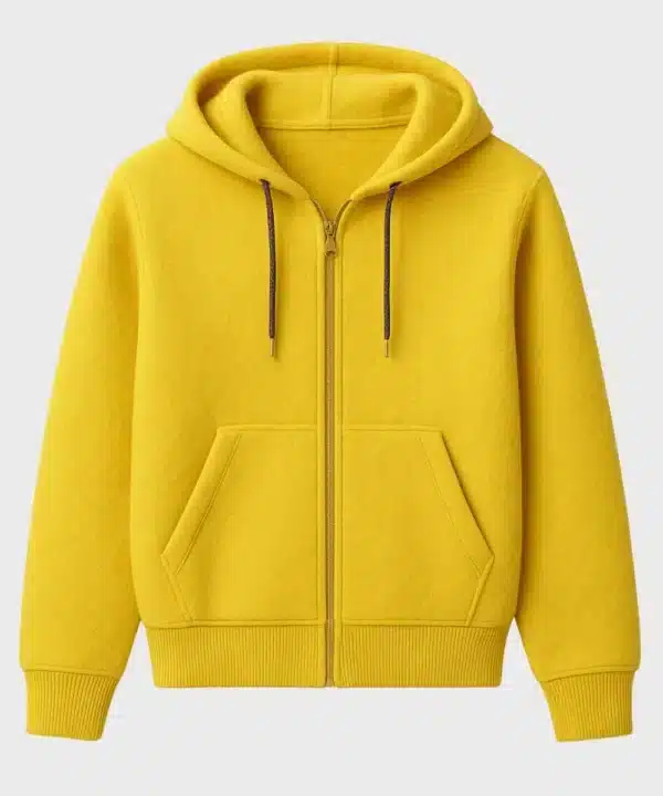 Lewis Hamilton U.S. F1 Grand Prix 2025 Yellow Zipper Hoodie