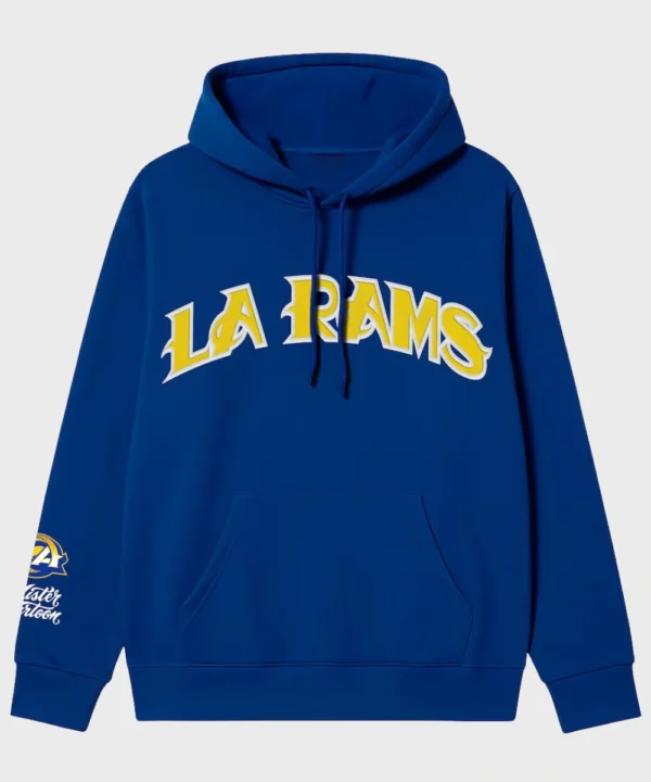Mister Cartoon Los Angeles Rams Royal Graphic Hoodie