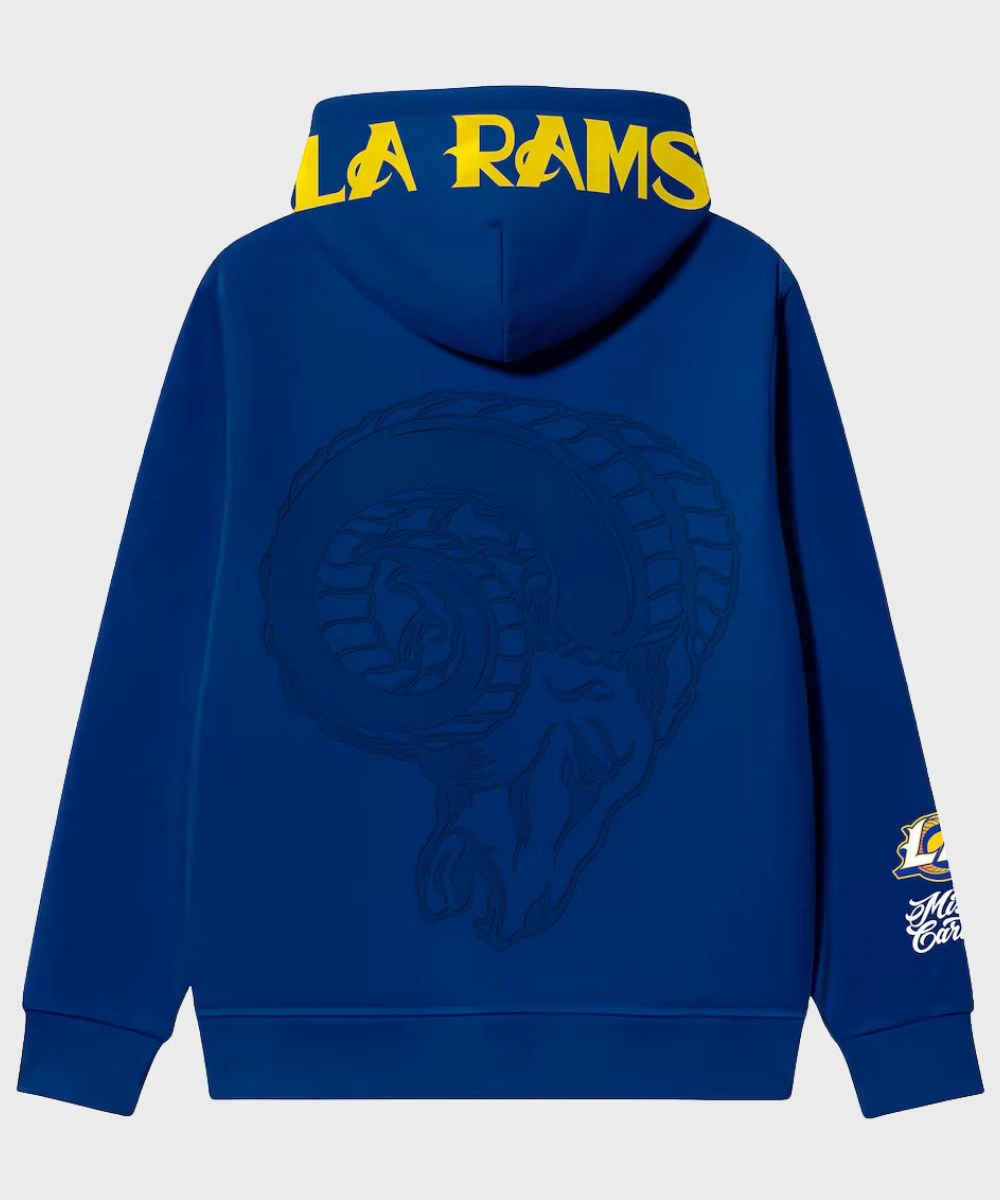 Mister Cartoon x Los Angeles Rams Royal Graphic Hoodie