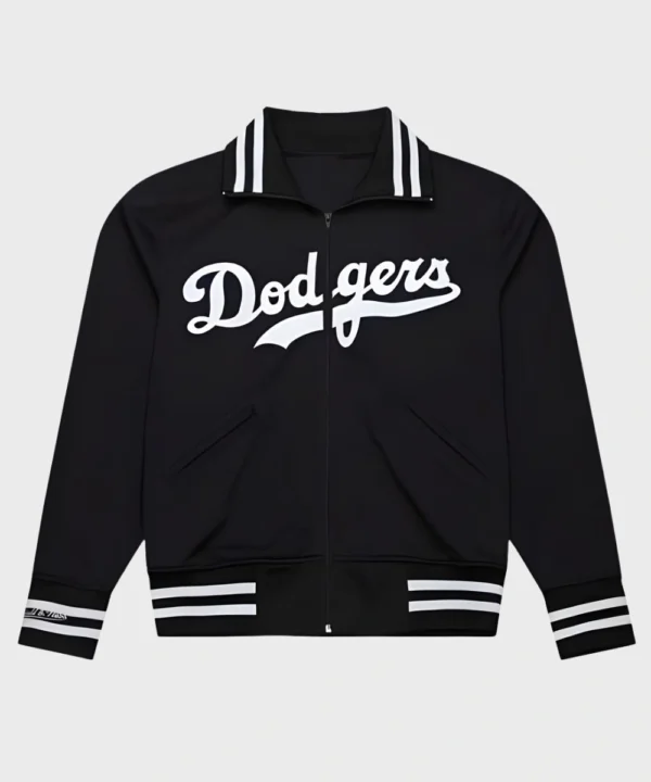 Mitchell & Ness Los Angeles Dodgers Cooperstown Batting Practice Jacket Black