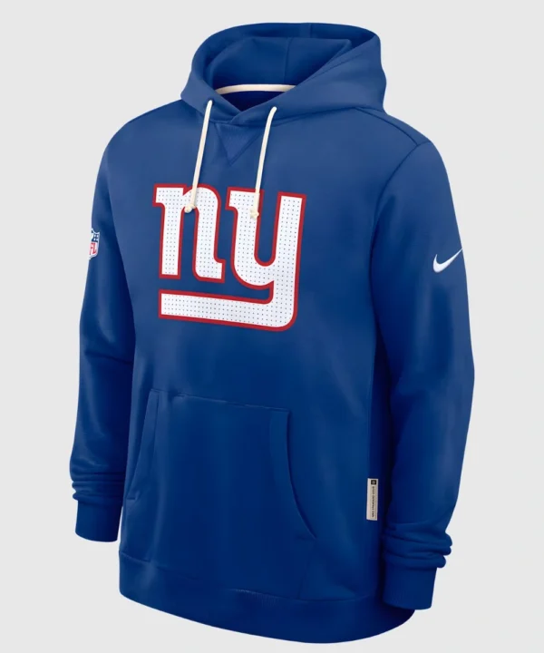 New York Giants Initial Home Sideline Nike Hoodie Mens