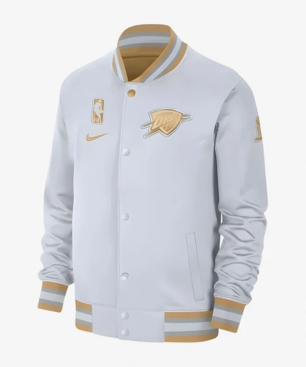 Oklahoma City Thunder 2025 Finals Champions Banner Raising Ceremony Jacket