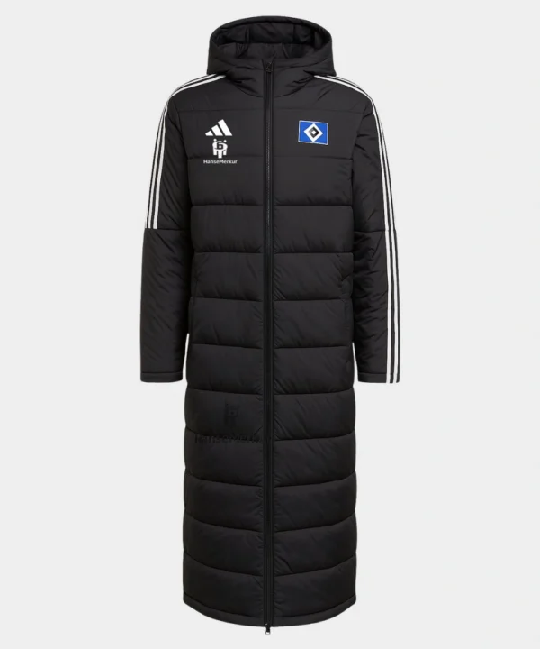 Rayan Philippe Bundesliga 2025 Black Puffer Long Jacket