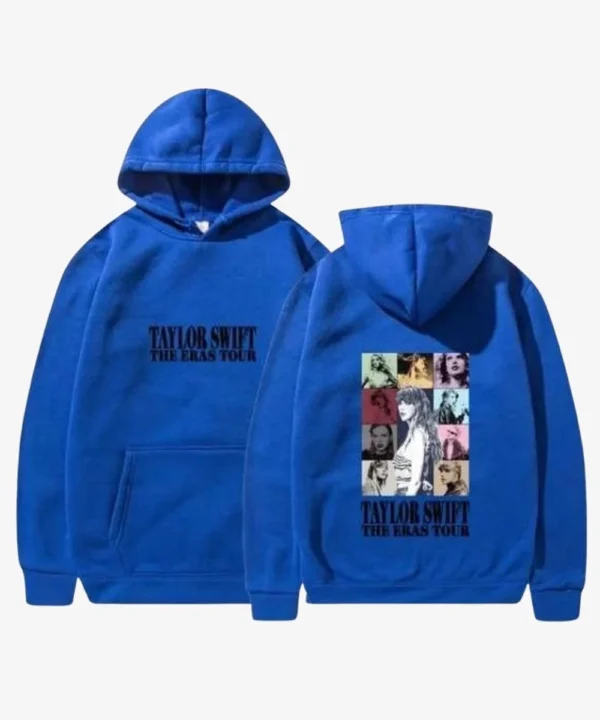 Taylor Swift Wood Lyrics Hoodie Blue