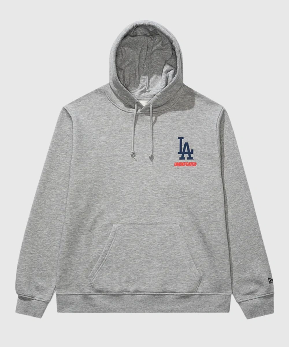 Undefeated x NE x Dodgers Stacked Logo Hoodie