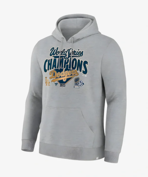 2025 Los Angeles Dodgers Fanatics Steel World Series Champions Locker Room Hoodie