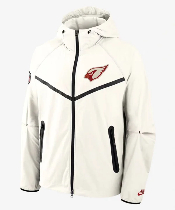 Arizona Cardinals Nike Natural 2025 Rivalries Collection Tech Raglan Full-Zip Jacket