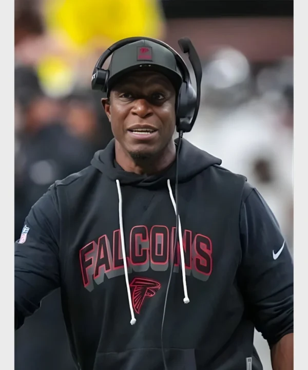 Coach Raheem Morris 2025 Atlanta Falcons Sleeveless Hoodie