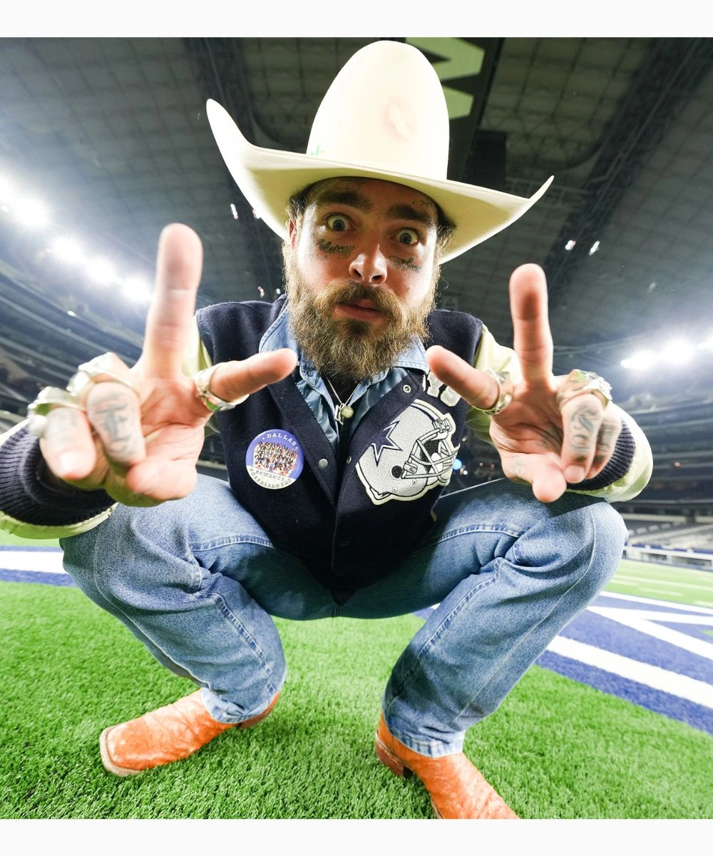Post Malone 2025 Thankgiving Half Time Show Jacket